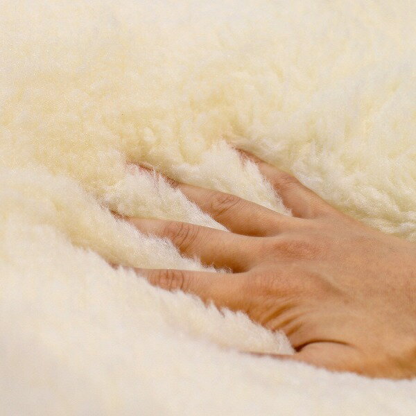 【日本製】ごろんと寝られる あったかボア長座布団　カラー：ベージュ（GDザブカバーBE）【送料無料】（ごろ寝長座布団、座ふとん、寝具） 3