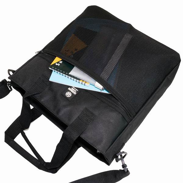 2way　トート／ショルダー メッシュボンディング ブラック（UBT-05）【送料無料】(ビジネスバッグ、トートバッグ、キャリアバッグ、カバン、手提げかばん、鞄) 2