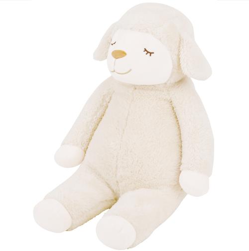 りぶはあと正規品【ひつじのメイプル】抱きまくら　Mサイズ（NEW）　アイボリー/メイ（48123-12）【送料無料】（抱き枕、クッション、ぬいぐるみ、キャラクターグッズ）（楽天ランキング受賞・抱き枕 ベージュ10位、2018/12/10デイリー）のサムネイル