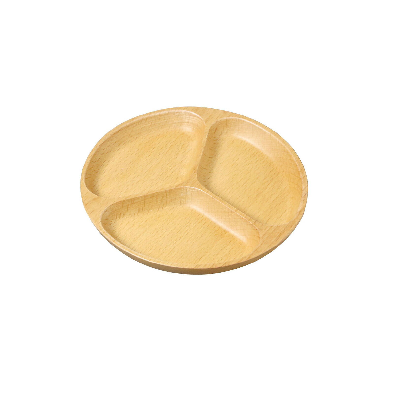楽天セレクトプラス木製キッズトレイ 丸型（L）（89969）【送料無料】（キッズ食器、プレート、キッチン）
