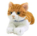 ひざねこ チャシロ Sサイズ(P-7822-1)【送料無料】(ねこ、ネコ、猫、ぬいぐるみ、人形、玩具、おもちゃ、キャラクターグッズ、プレゼントに最適)
