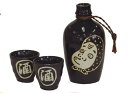 日本製 陶器酒器セット ひょっとこ (M-7550) 【送料無料】(酒器、日本酒食器、キッチン)