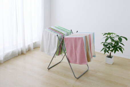 【アイリスオーヤマ】タオルハンガー　THE-830R【物干し】 （527185） 【送料無料】（布団干し、物干し..