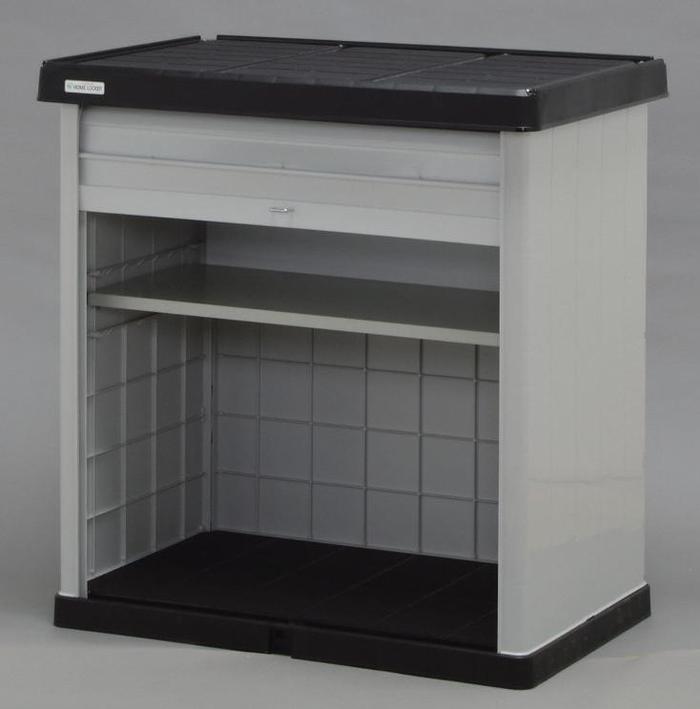 【アイリスオーヤマ】ホームロッカー　ブラック/グレー HL-900V （W860×D570×H910） 【送料無料】 （物..