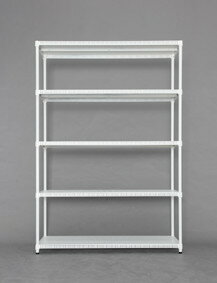 （納期1か月以上）【アイリスオーヤマ】カラーパンチングラック　棚板5枚タイプ CMR-P1218J【送料無料】（スチールシェルフ、メタルシェルフ、メタルラック、本棚、収納）