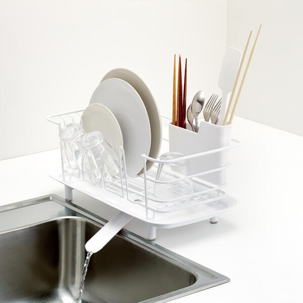 リベラリスタ　デッシュドレーナー　ホワイト GLIB080 【送料無料】(水切りバスケット、キッチン収納、..