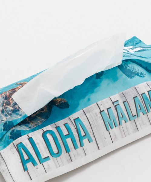 ティッシュケース ティッシュペーパーカバー kahiko カヒコ ハワイアン雑貨 インテリア ボックスティッシュ カバー ハワイ雑貨 おしゃれ かわいい [3]