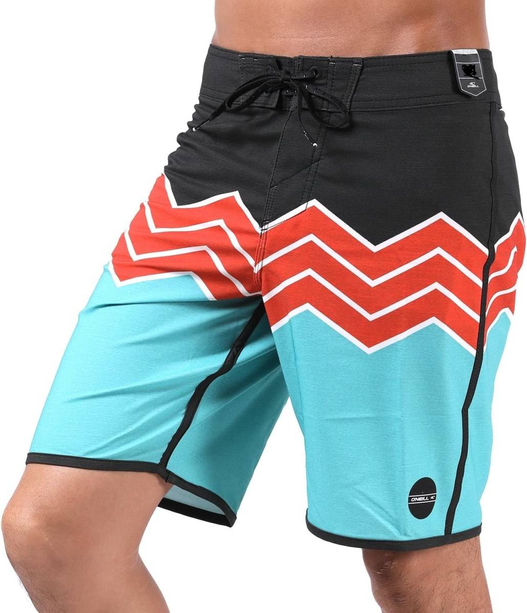 ボードショーツ メンズ O'NEILL オニール カジュアル水着 サーフパンツ 海水浴 サーフトランクス トランクス ストレッチ ハーフパンツ 水陸両用 海パン ウエスト 紐
