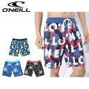 ストレッチボード サーフパンツ メンズ 水着 O'NEILL オニール デザインプリントストレッチボードショーツ カジュアル水着 スイムショーツ 海パン スイムウエア 水陸両用 夏