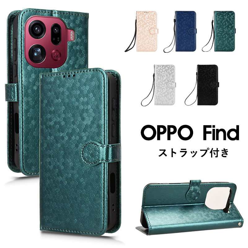 乐天商城 - OPPO Find X9 ケース 手帳型 OPPO Find X9 Pro カバー カメラレンズ保護 耐衝撃 OPPO Find X9 Pro スマホカバー マグネット オッポ ファインド X9 携帯ケース カードポケット スタンド機能 落下防止 全面保護 傷防止 ストラップ付き