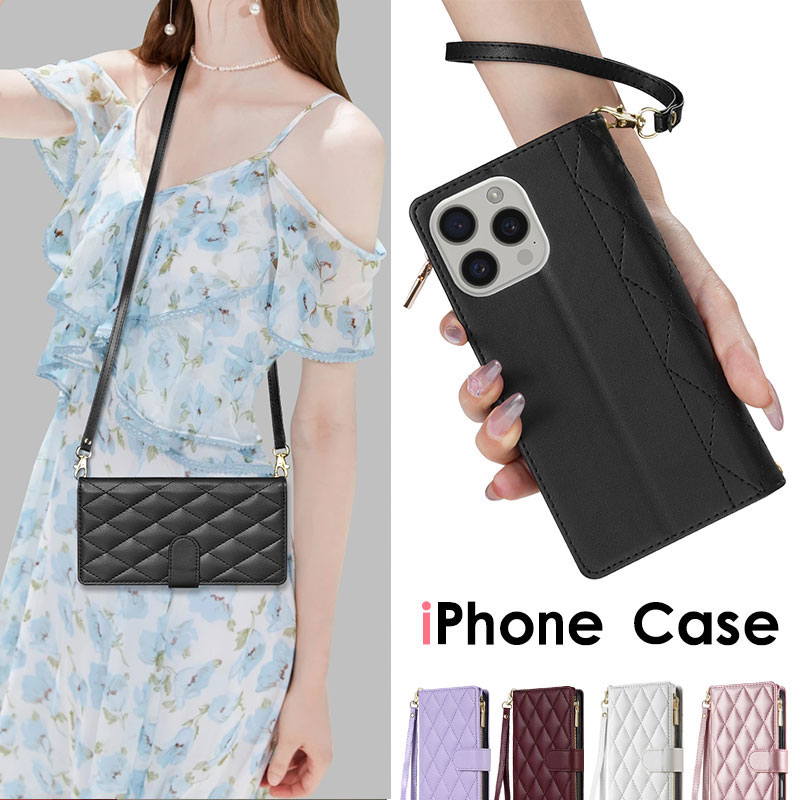 乐天商城 - iPhone 17 ケース ストラップ付き iPhone 17 Air ケース 手帳型 iPhone 17 Pro カバー iPhone 17 Pro Max ケースショルダー ストラップ iPhone 16 pro 手帳型ケース スマホケース スタンド 落下防止 アイフォン7 プロ スマホショルダー