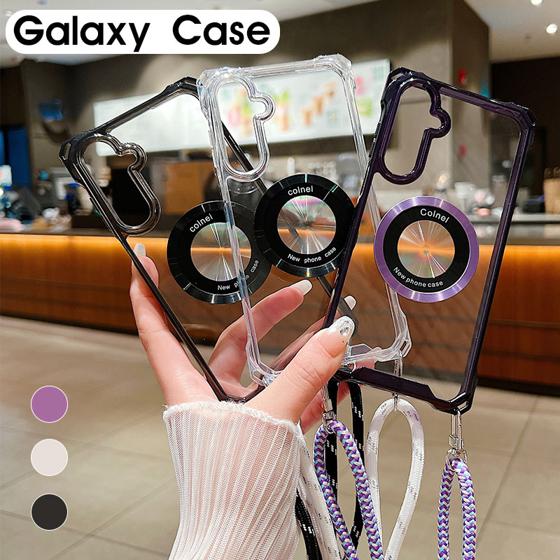 乐天商城 - ギャラクシー Galaxy S24 SC-51E ショルダーストラップ Galaxy S24 Ultra SC-52E Galaxy A55 5G SC-53E Galaxy A54 5G SC-53D SCG21 ケース Galaxy S24 カバー クリア Galaxy S24 Ultra ストラップ付 レンズ保護 Magsafe対応