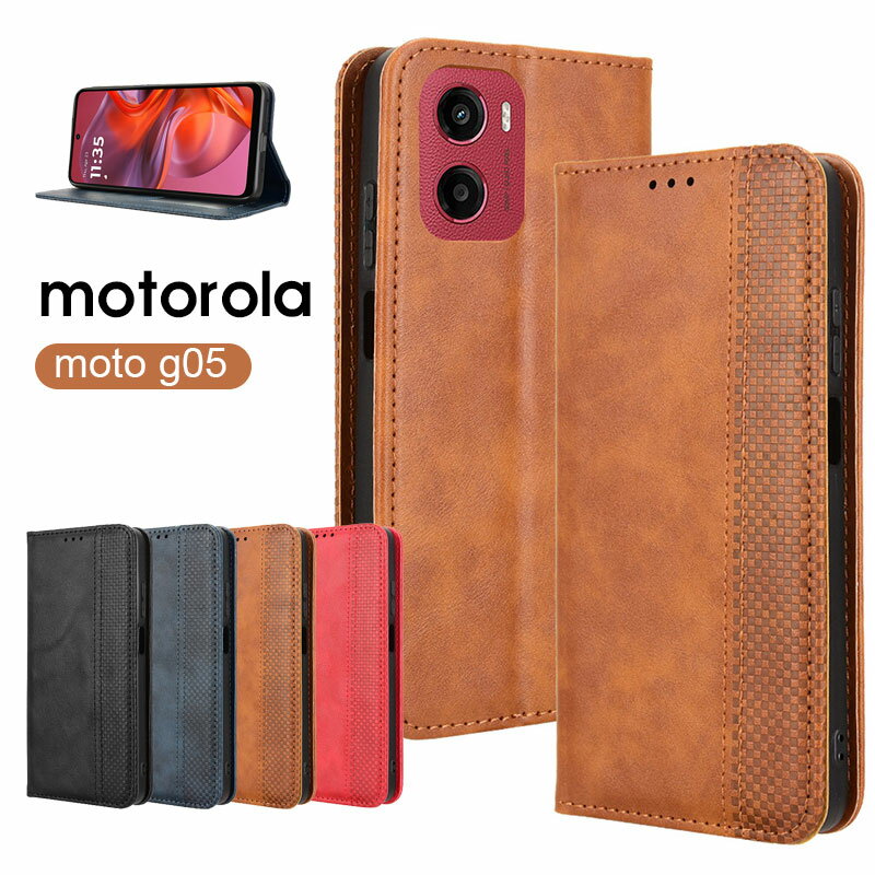 乐天商城 - moto g06 ケース motorola moto g06 ケース 耐衝撃 カバー MOTOROLA モトローラ モト g05 カバー 手帳型 財布型 かわいい おしゃれ 汚れ防止 スタンド機能 便利 カード収納 マグネット レザー 革 高品質 moto g06 スマホケース