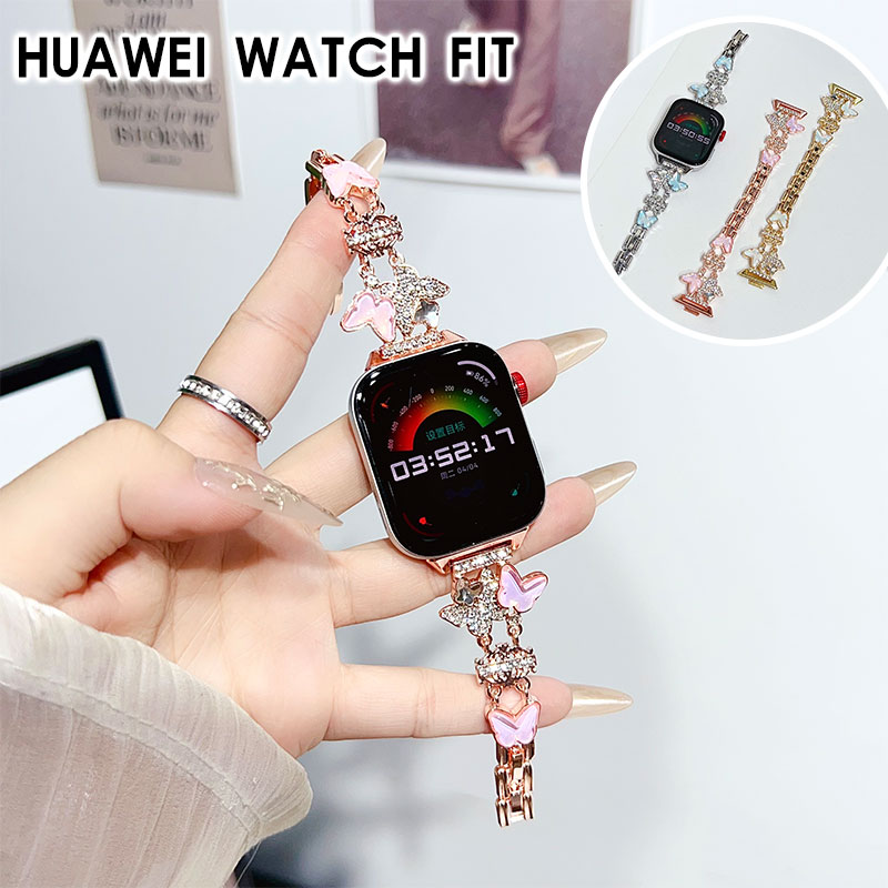 HUWEI WATCH FIT4 ベルト HUAWEI WATCH FIT 4 Pro 交換バンド HUWEI WATCH FIT4 pro バンド ファーウェイ ウオッチ フィット4 プロ バンド 着せ替え 腕時計 おしゃれ ステンレスバンド 時計バンド 耐久性 可愛い HUAWEI WATCH FIT 4 交換バンド