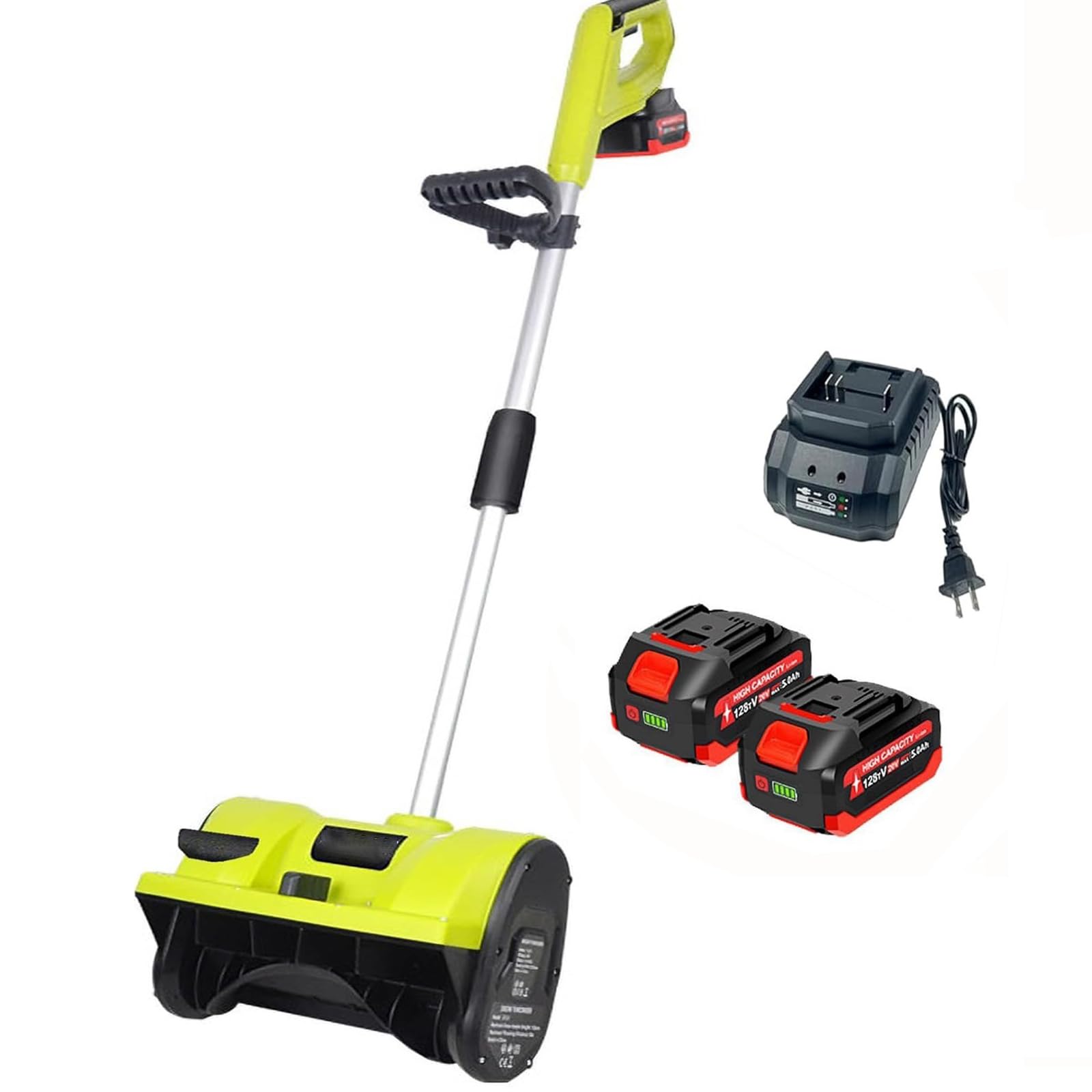 電動除雪機 充電式家庭用雪掻き電動（20V/4.0Ah バッテリー式)コードレス軽量除雪スコップ 1200W電動 ..