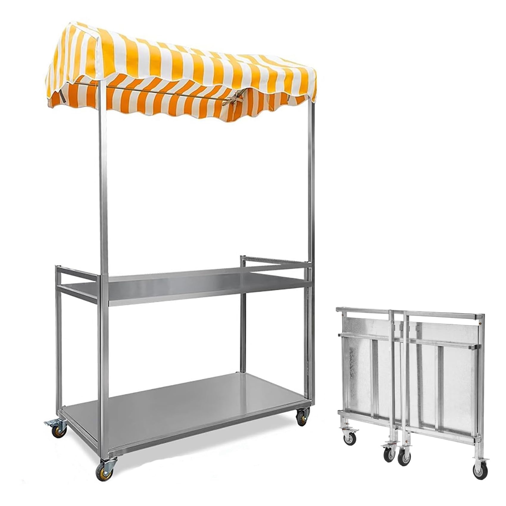 屋台ブース 折りたたみ式 移動式屋台 販売ブース キャスター付き 展示会 屋外 仮設セット 仮設店舗 多機能 カート コンパクト 大容量収納 マルシェ 移動販売 軽量 フードカート スタンド 出店 イベント