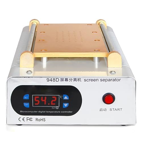 デジタル温度制御付き12インチLCDスクリーンセパレーターマシン、携帯電話タッチスクリーン用高速加熱プレート、初心者プロ向けの取り外し