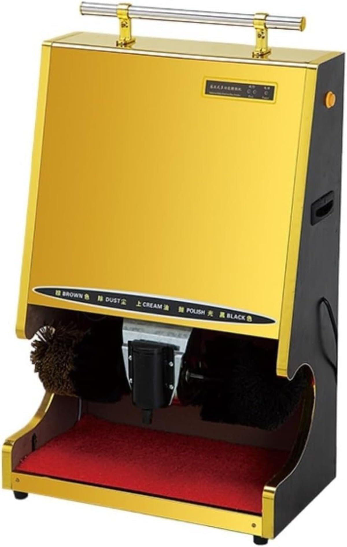 電動靴磨き機、自動靴磨き機、自動水平誘導靴洗浄機、ホテルの入り口の穴、自動誘導、ソフトブラシとハードブラシ長さ50cm×幅30cm×高さ80cm