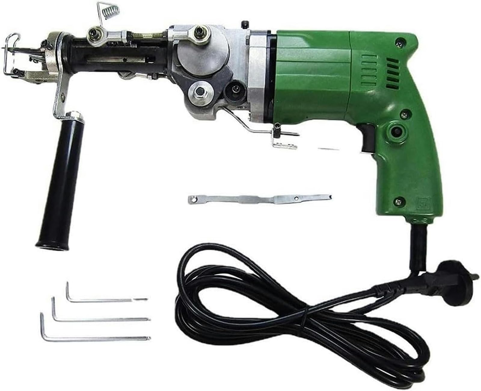 産業用グレードのチューフィングガン、2400rpm電気カーペットタフティングガン、群れの高さ：9-18mm、..