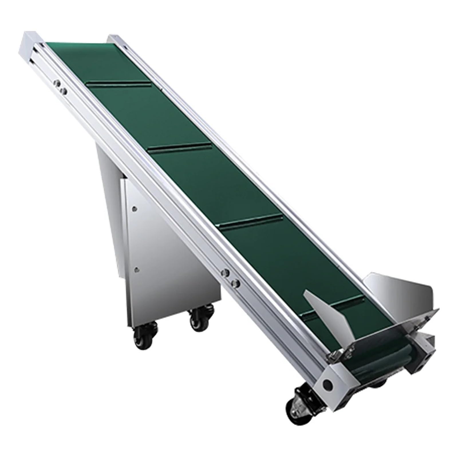 【時間限定P4倍】ベルトコンベヤ 47インチ x 7.8インチ ゴム PVC ベルト付き電動コンベア 原装