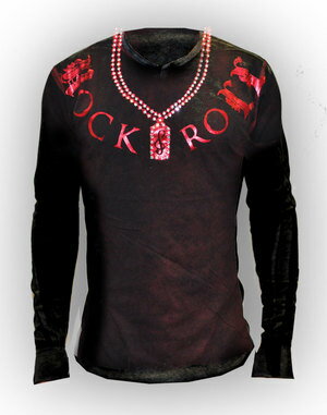 【THE SAINTS SINPHONY/セインツシンフォニー】GRIM・Tシャツ（長袖・ブラック・BLK）/メンズ【インポート】【セレカジ】【正規品】