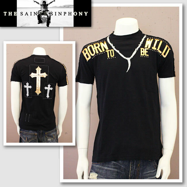 【THE SAINTS SINPHONY/セインツシンフォニー】AROUNDTHEFUR Tシャツ（半袖 CREWネック ブラック BLK）/メンズ【インポート】【セレカジ】【正規品】