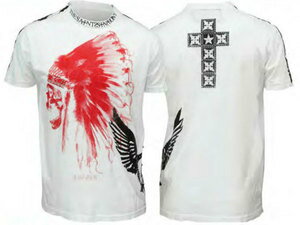 【THE SAINTS SINPHONY/セインツシンフォニー】HAWK・Tシャツ（半袖・クルーネック・ホワイト・WHT）/メンズ【インポート】【セレカジ】【正規品】