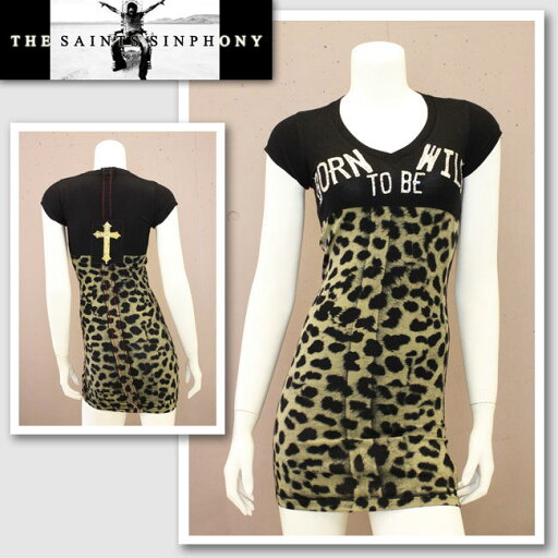 【THE SAINTS SINPHONY/セインツシンフォニー】JAGUAR・チュニック(半袖・ブラック・BLK)/レディース【インポート】【セレカジ】【正規品】 【THE SAINTS SINPHONY/セインツシンフォニー】JAGUAR・チュニック(半袖・ブラック・BLK)/レディース【インポート】【セレカジ】【正規品】