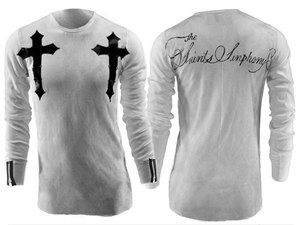 【THE SAINTS SINPHONY/セインツシンフォニー】SON OF A GUN・Tシャツ(長袖・ホワイト・WHT)/メンズ【インポート】【セレカジ】【正規品】