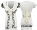 【THE SAINTS SINPHONY/セインツシンフォニー】MY ONLY VICE・チュニック(半袖・ホワイト・WHT)/レディース【インポート】【セレカ...