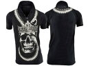 【THE SAINTS SINPHONY/セインツシンフォニー】KARMA・ポロシャツ(半袖・ブラック・BLK)/メンズ【インポート】【セレカジ】【正規品】(4)