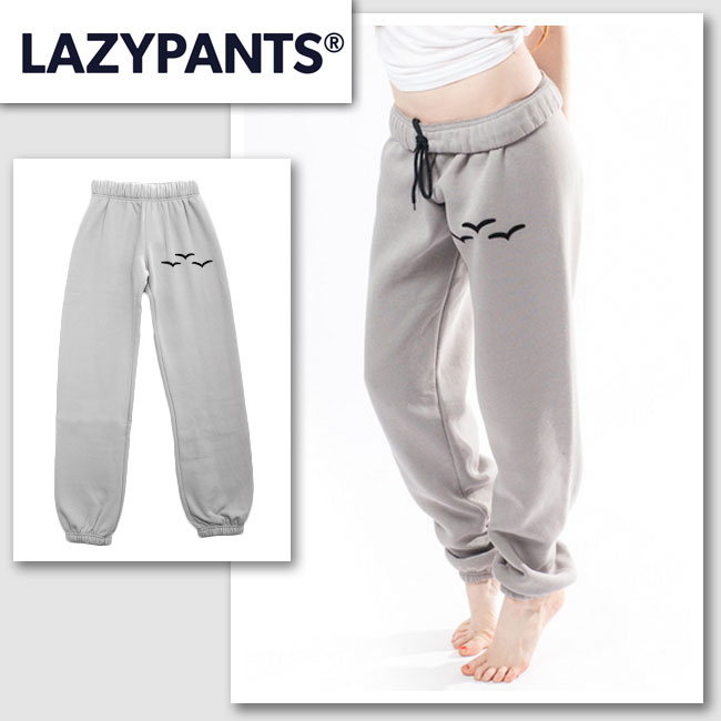 【LAZY PANTS/レイジーパンツ】カモメポイントスウェットパンツ（グレー・GRY）/レディース【インポート】【セレカジ】【正規品】