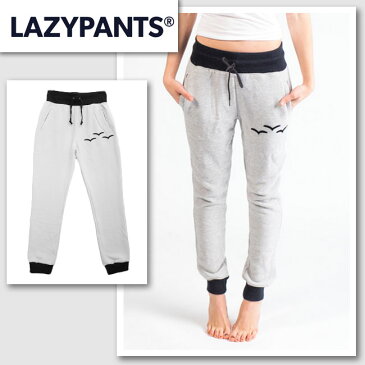 【LAZY PANTS/レイジーパンツ】カモメポイントスウェットスキニーパンツ（グレー・GRY）/レディース【インポート】【セレカジ】【正規品】