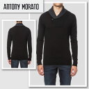 新作【ANTONY MORATO/アントニ—モラート】SWEATER WITH BICOLOR COLLAR ニット(ブラック・BLK)/メンズ【インポート】【セレカジ】【正規品】(4)