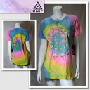 【UNIF/ユニフ】マルチカラーフィンガーTシャツ(マルチカラー・YEL)/レディース【インポート】【セレカジ】【正規品】(4)
