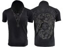新作【THE SAINTS SINPHONY/セインツシンフォニー】BLACK CAT・ポロシャツ(半袖・ブラック・BK)/メンズ【インポート】【セレカジ】【正...