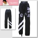 【Lauren Moshi/ローレン・モシ】FRANCES-SWEATPANT W/DIAGONAL STRIPE INSERT PATCHES ALL OVE...