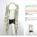 【goddis／ゴッディス】ストライプニットフードカーディガン（サンド BEG）/レディース【インポート】【セレカジ】【正規品】