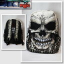 【Mojo Backpacks／モジョバックパックス】スカルスネークバックパック（ホワイト・WHT）【インポート】【セレカジ】【正規品】