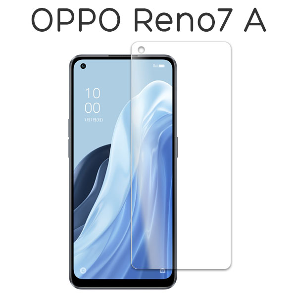OPPO Reno7 A OPG04 フィルム 液晶保護 9H 強化ガラス シート シール カバー シール オッポ リノセブン エー スマホフィルム