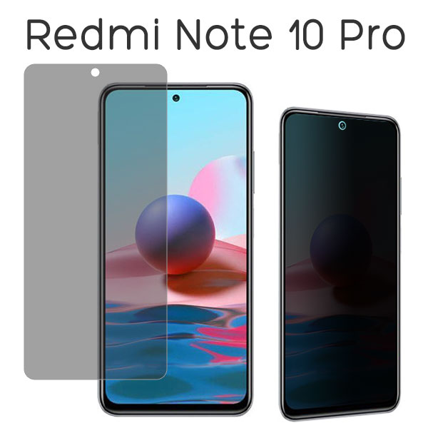 Xiaomi Redmi Note 10 Pro フィルム 液晶保護 覗き見防止 9H 強化ガラス 画面保護 カバー のぞき見防止 シール シート シャオミレッドミーNote10Pro シャオミレッドミー Note10Pro スマホフィルム