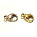 アクセサリーパーツ ステンレス ピンクゴールド イエローゴールド カニカン ハンドメイド パーツ 10個セット
