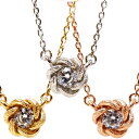 ネックレス ハワイアンジュエリー フラワー 花 1粒 石 スクロール 波 ステンレス