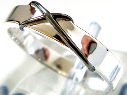 指輪 リング Sculpte スカルプテブラックシルバーリング