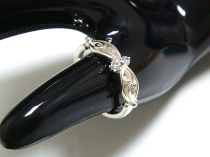 指輪 リング シルバーアクセサリー ラグジー&フェミニン CZエレガントシルバーリング