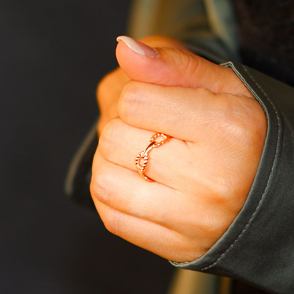 指輪 リング ハワイアンジュエリー ボヘミアンリゾート Bohemian resort イヤカフ 2Way フリーサイズ ステンレス