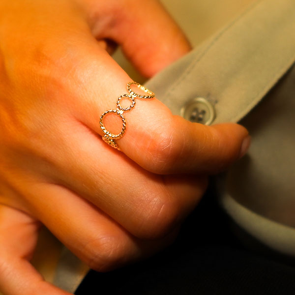 指輪 リング ハワイアンジュエリー ボヘミアンリゾート Bohemian resort イヤカフ フリーサイズ ステンレス