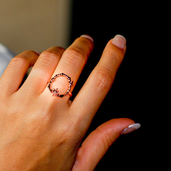 指輪 リング ハワイアンジュエリー ボヘミアンリゾート Bohemian resort SUN 太陽リング イヤカフフリーサイズ ステンレス