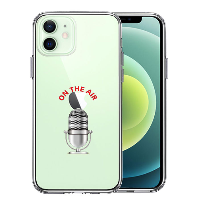 Rakuten - iPhone12 mini ケース ハイブリッド クリア オンエア マイク カバー アイホン アイフォン スマホケース