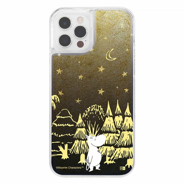 iPhone12 iPhone12 Pro ケース ハードケース ハイブリッド ムーミン ラメ グリッター ムーミン カバー アイフォン トゥエルブ トゥエルブプロ アイホンケース スマホケース